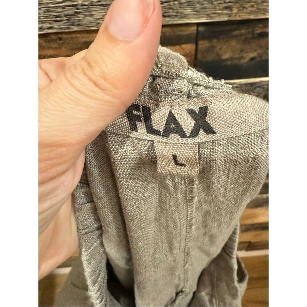 Flax nwot wide leg linen pants size large - Picture 3 of 8